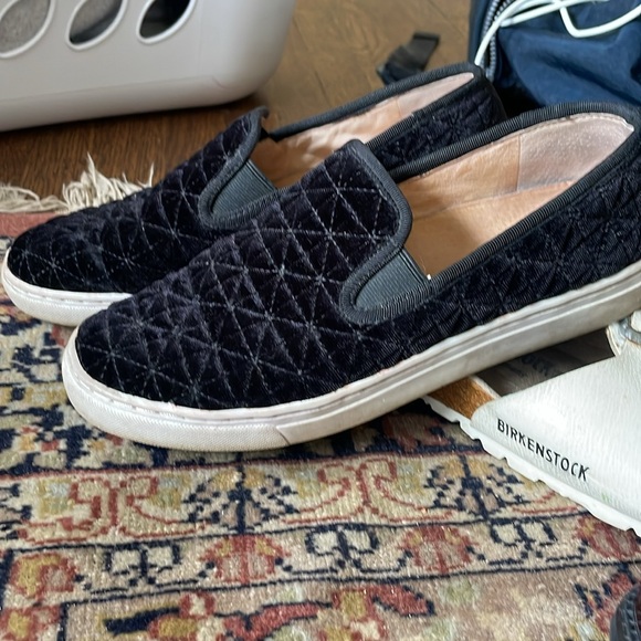 Vince Camuto Billena Black Velvet Sneaker - Picture 2 of 7